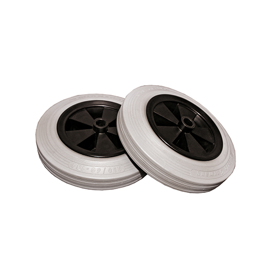 White Rubber Tires